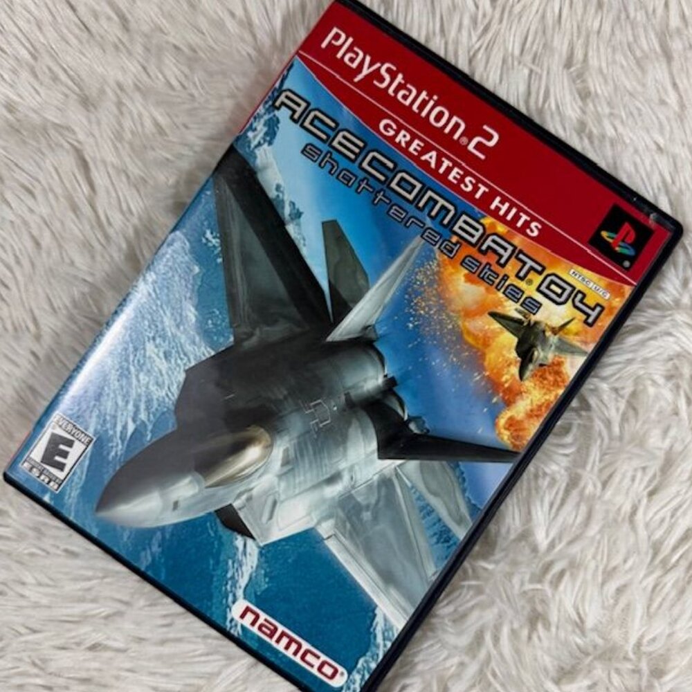 PlayStation 2 Ace Combat 04 Shattered Skies Greatest Hits Game
